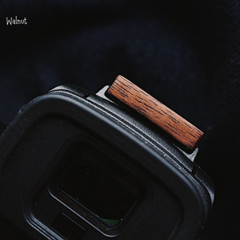 Nikon Z5 Z6 Z50 Hot Shoe Cover Wood Rosewood Zebrano Wood Walnut Wood