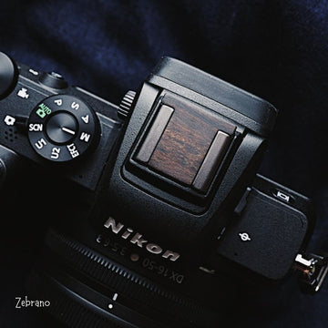 Nikon Z5 Z6 Z50 Hot Shoe Cover Wood
