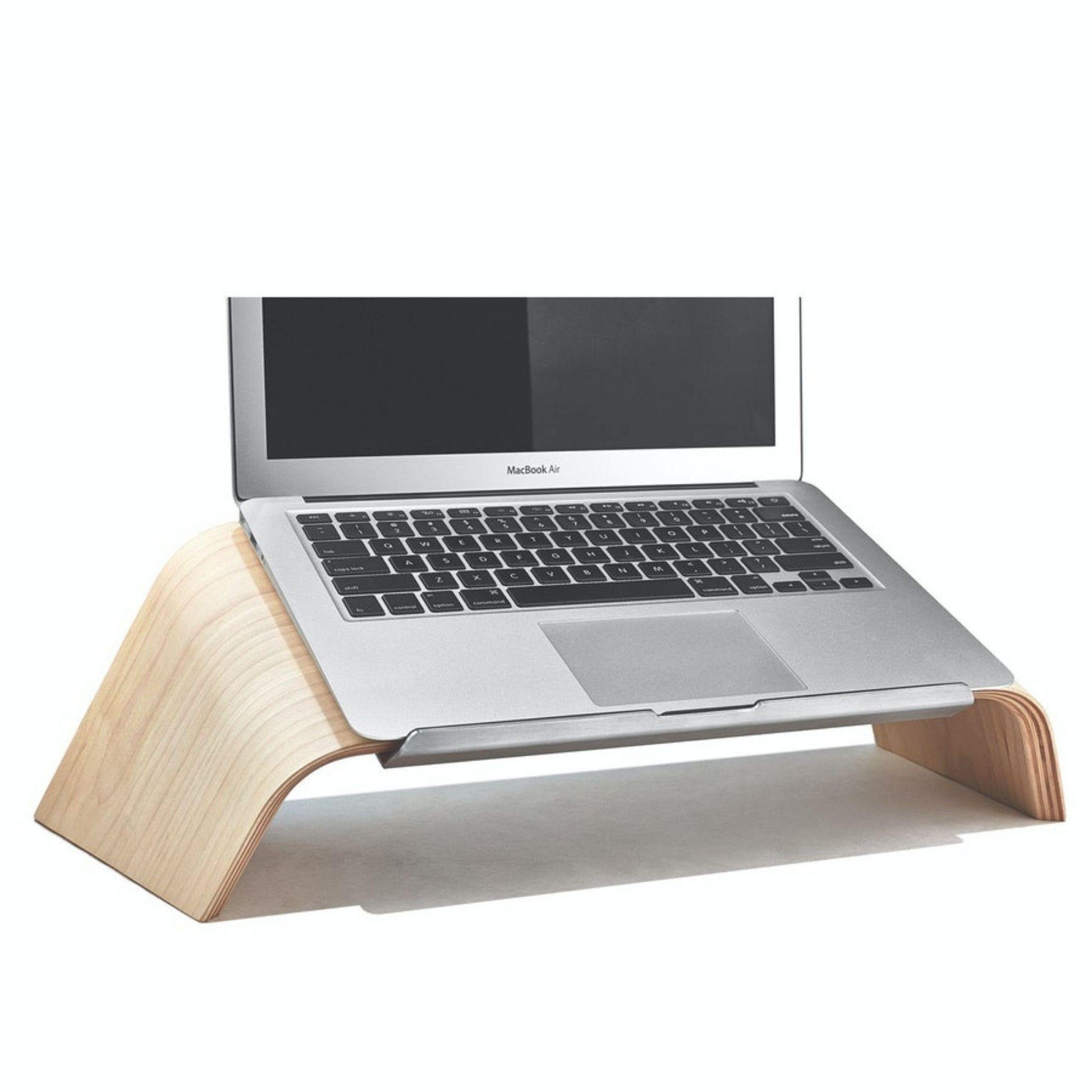 Wooden Lap Desk Laptop Stand Birch Color