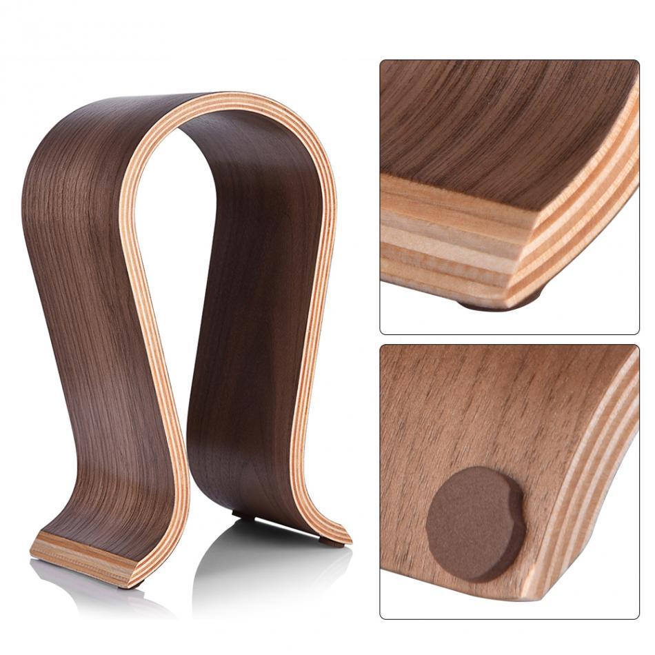 Earphone Hanger U shaped Headphone Stand 🌳 Natural Wood. ♻️ Eco-friendly. ✈️ Free Worldwide Shipping. 🎁 Perfect Gift.
