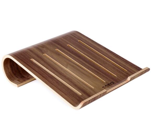 Wooden stand holder for Laptop 🌳 Natural Wood. ♻️ Eco-friendly. ✈️ Free Worldwide Shipping. 🎁 Perfect Gift.