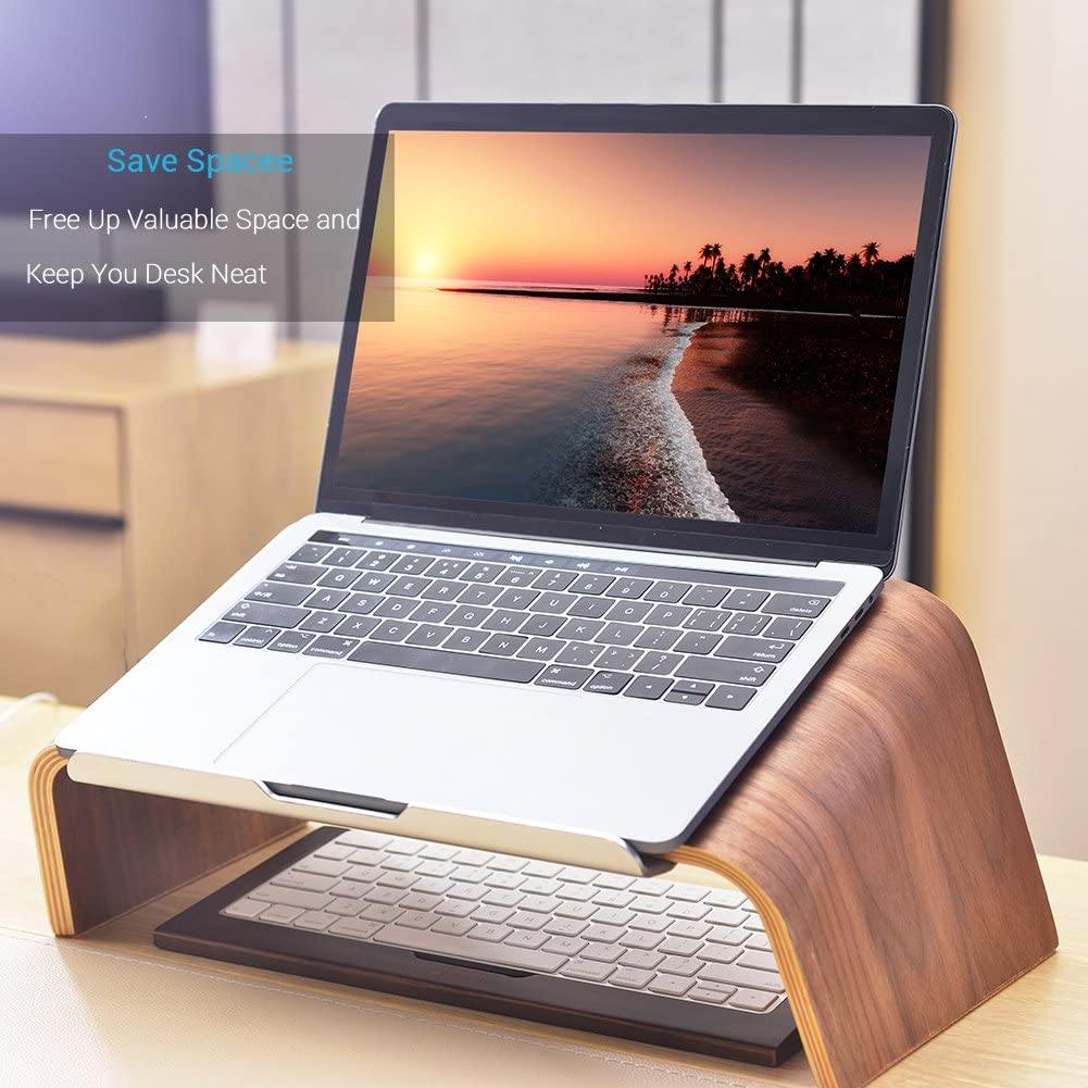Wooden Lap Desk Laptop Stand 🌳 Natural Wood. ♻️ Eco-friendly. ✈️ Free Worldwide Shipping. 🎁 Perfect Gift.