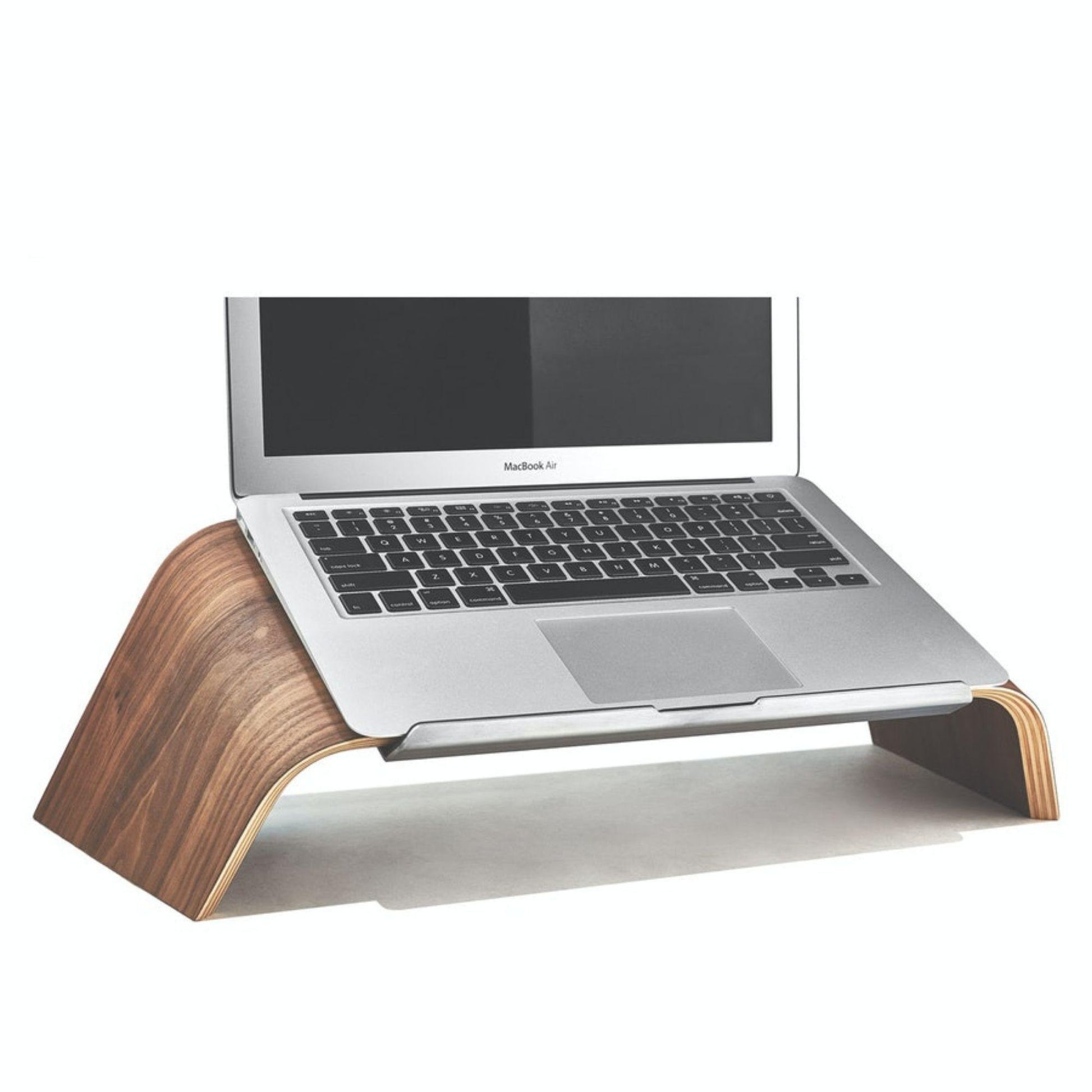 Wooden Lap Desk Laptop Stand Walnut color